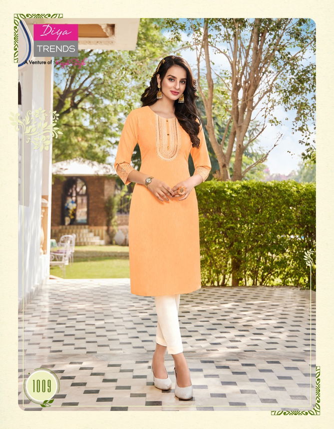 Diya Trendz Fashion Bird 1 Ethnic Wear Wholesale Designer Kurtis Catalog